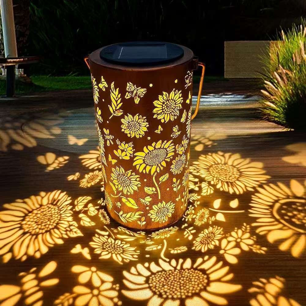 Solar Lamp - Zonnebloemlicht en schaduwlamp Waterdicht buitenlicht op