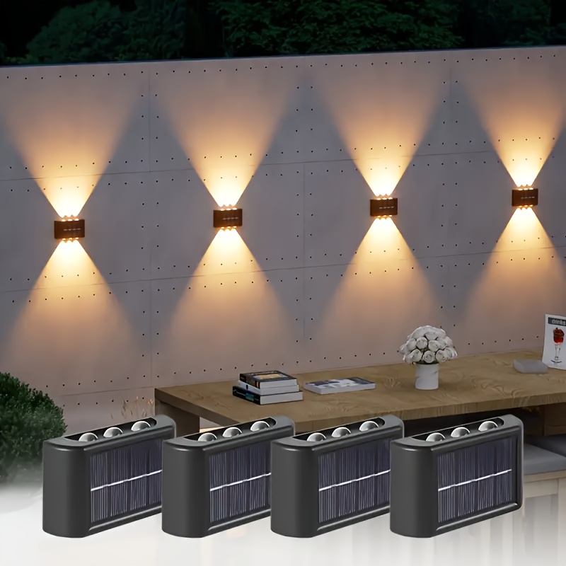 Solar Lamp - LED Solarlamp Buiten Waterdicht Solar Wandlamp