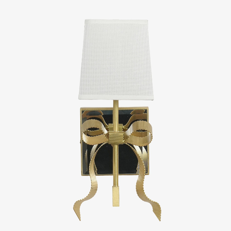 Solar Lamp - Volledig koperen boogvormige slaapkamer wandlamp woonkamer