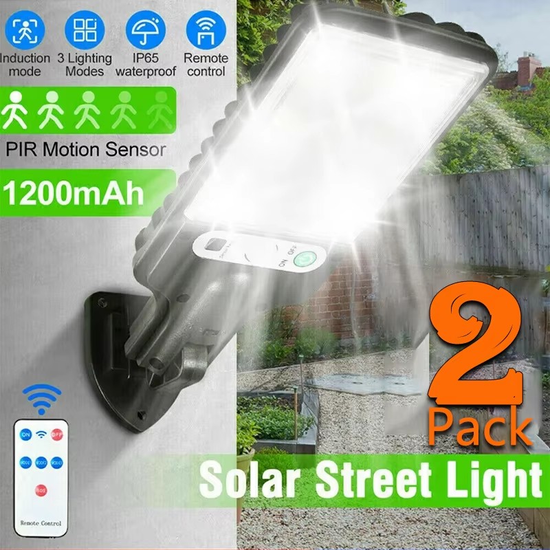 Solar Lamp - Buitenverlichting op zonne-energie met bewegingsmelder, 3