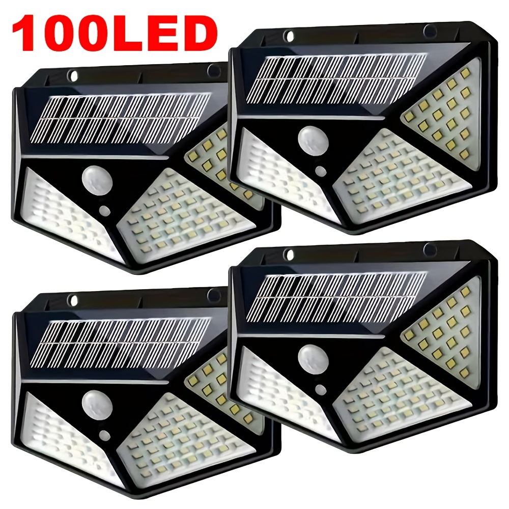 Solar Lamp - 100LED buitenlamp op zonne-energie, buitenlamp met