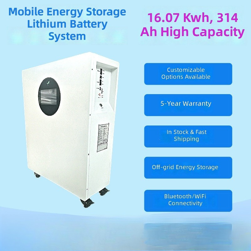 Solar Generator - 300AH314AH lithiumbatterij met grote capaciteit 48V51.2V