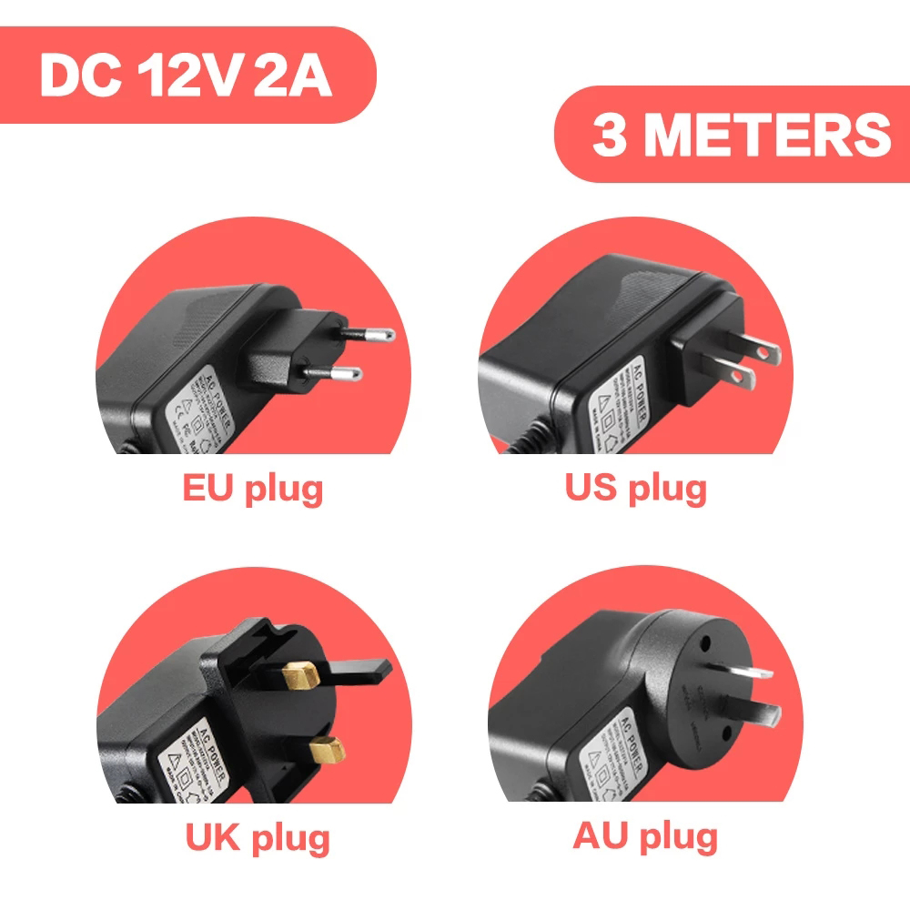 DC 12 V 2A 3 Meter Lengte Voed - Energy Monitor Meter recensie en prijs
