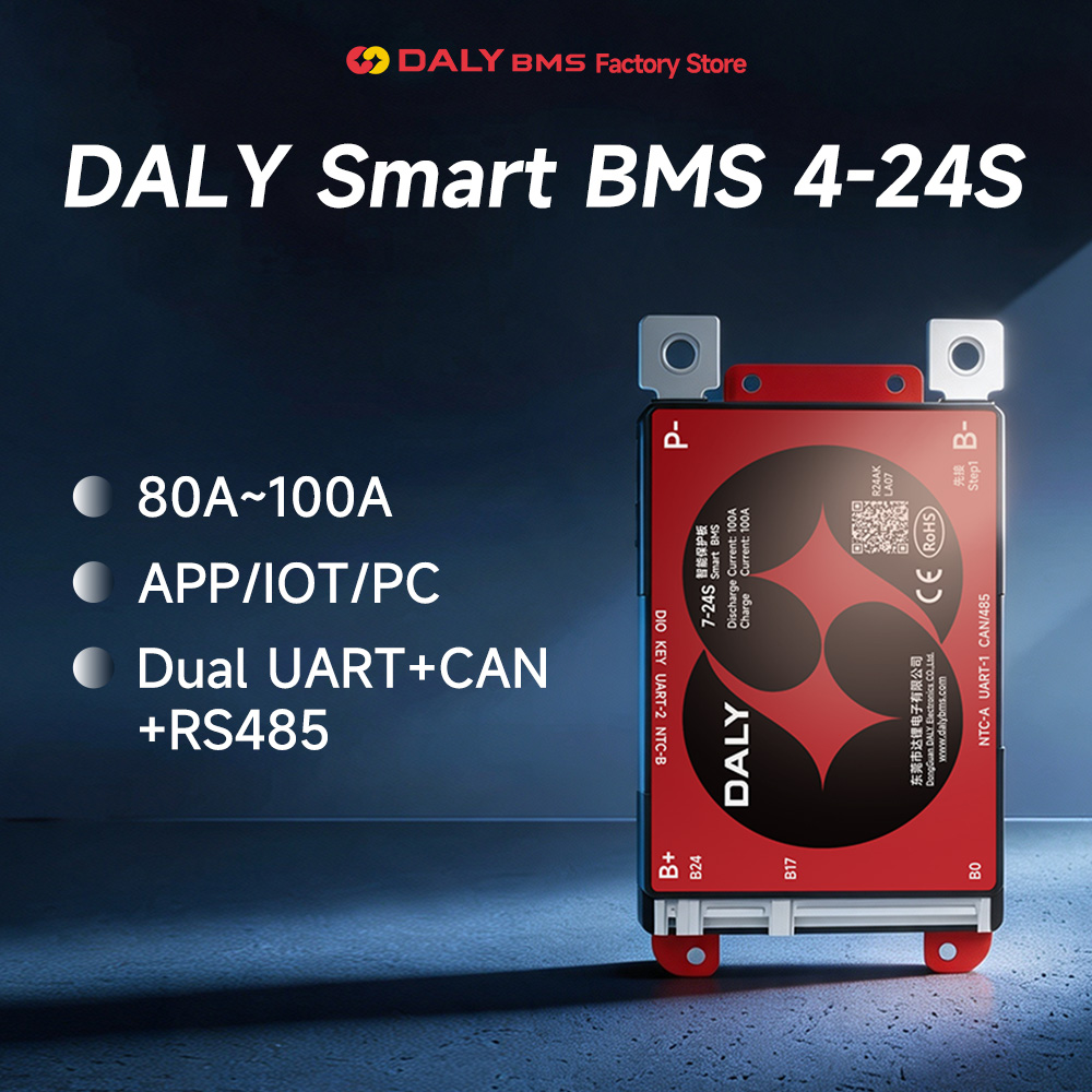 DALY SMART BMS LFP 4S 7S 8S 16 - Lithium Battery 12V recensie en prijs