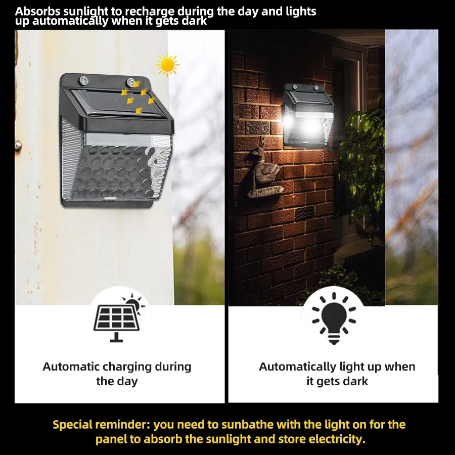 LED-zonnelamp PIR bewegingssen - Solar Lamp recensie en prijs