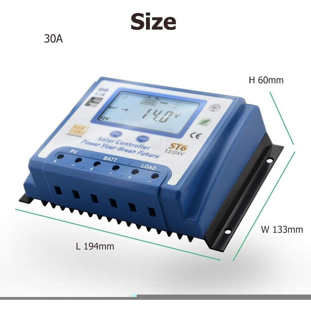 60A Solar Charge Controller 12 - Charge Controller Solar recensie en prijs