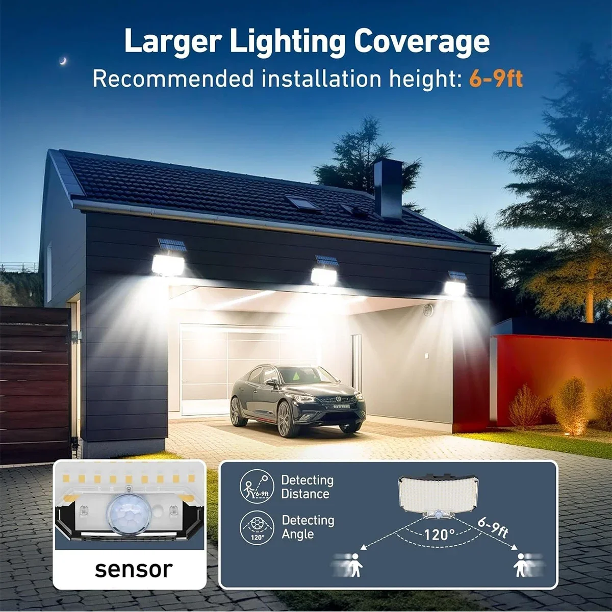 234LED zonne-buitenverlichting - Solar Lamp recensie en prijs