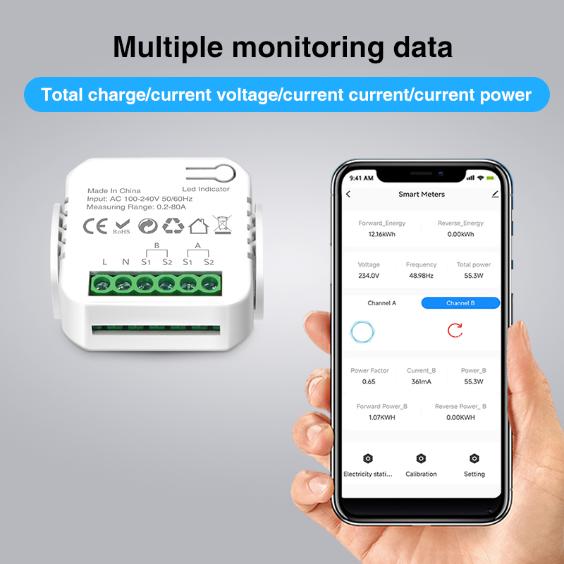 Tuya Smart Wifi Intelligente e - Energy Monitor Meter recensie en prijs