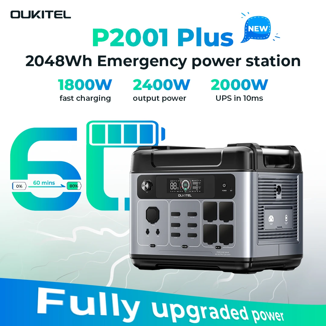 P2001 PLUS 2400W draagbare kra - Solar Generator recensie en prijs