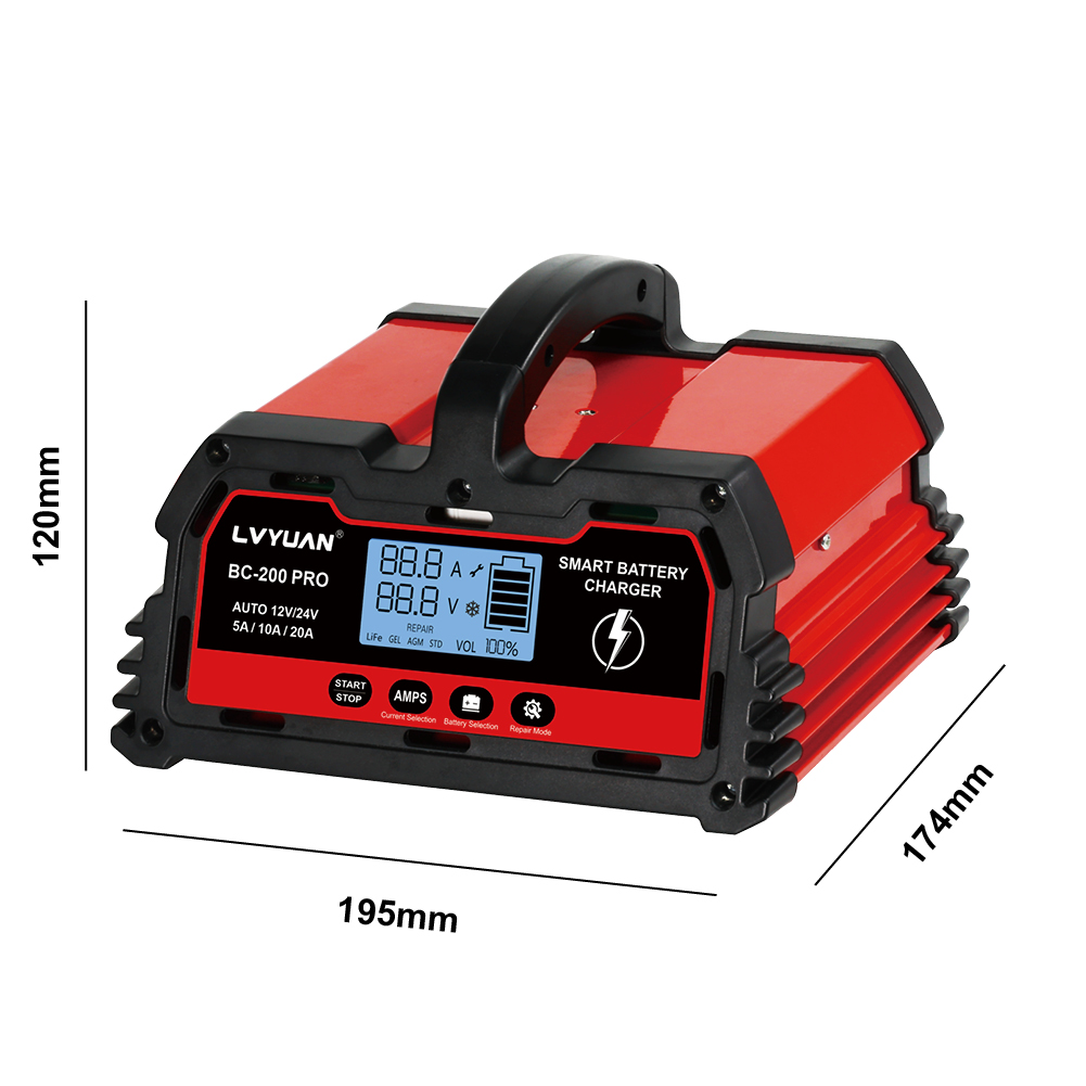 20A Slimme Snelle Accuoplader  - Lithium Battery 12V recensie en prijs