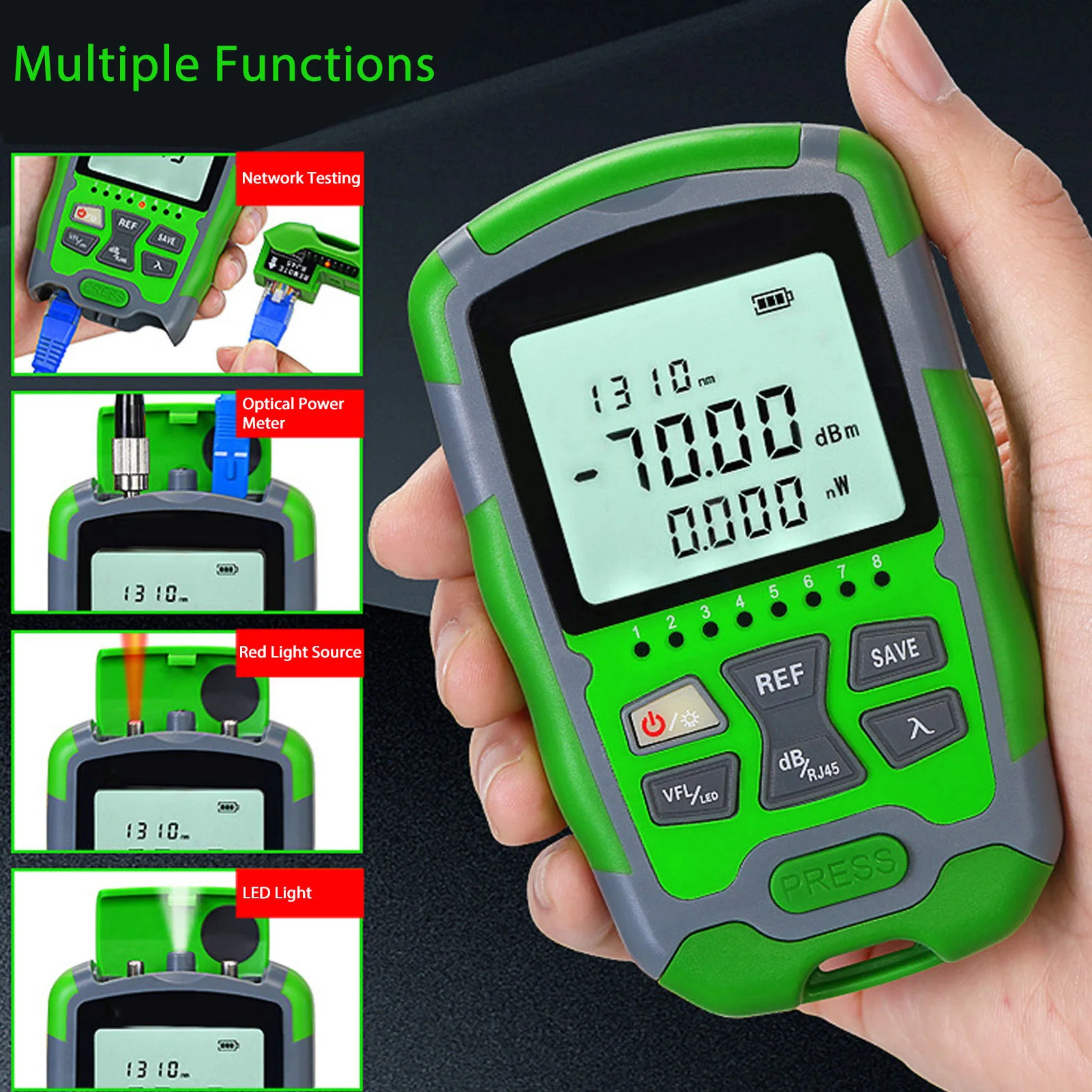 Rood licht optische kabel Powe - Energy Monitor Meter recensie en prijs