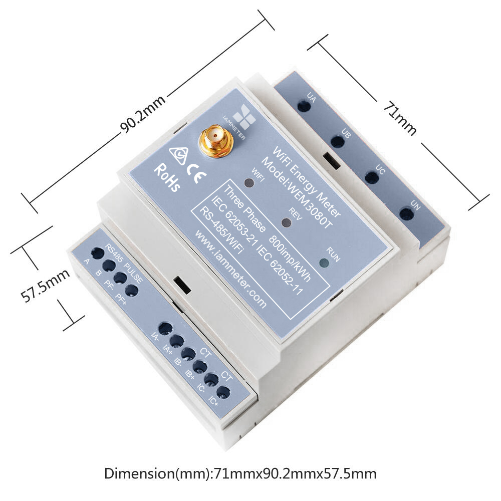 Bidirectionele 3-fasen energie - Energy Monitor Meter recensie en prijs