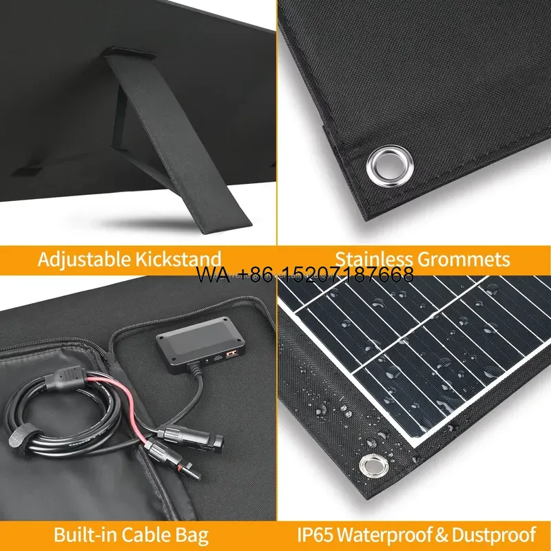 Wmwmnu 200W opvouwbaar zonnepa - Solar Panel 200W recensie en prijs