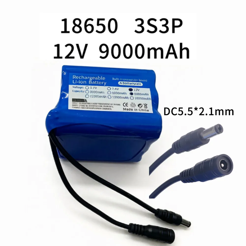 12V 9000mAh 3S3P lithium-ion b - Lithium Battery 12V recensie en prijs