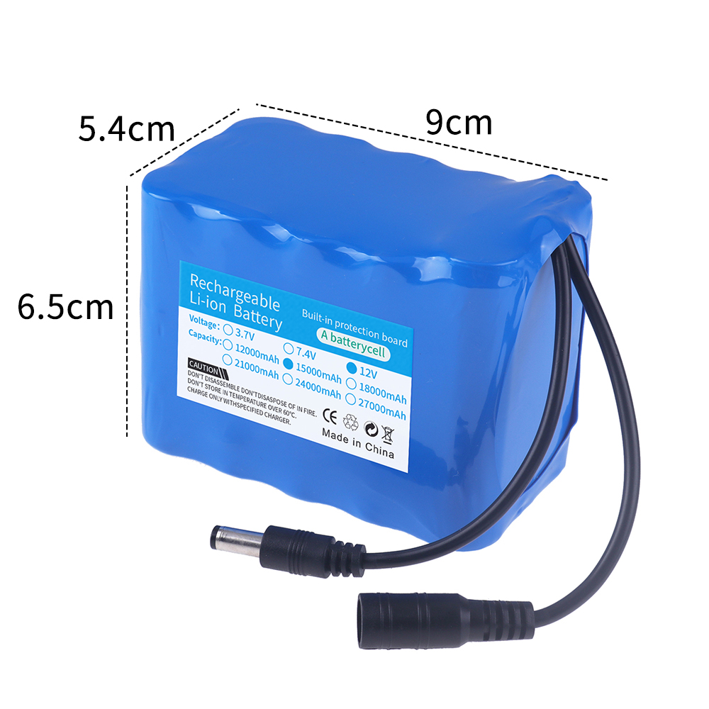 Visserijbatterij 12v 3S5P 15Ah - Lithium Battery 12V recensie en prijs
