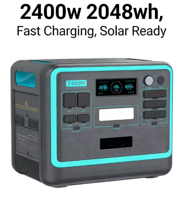 2400W 2048Wh Draagbaar Station - Solar Panel recensie en prijs